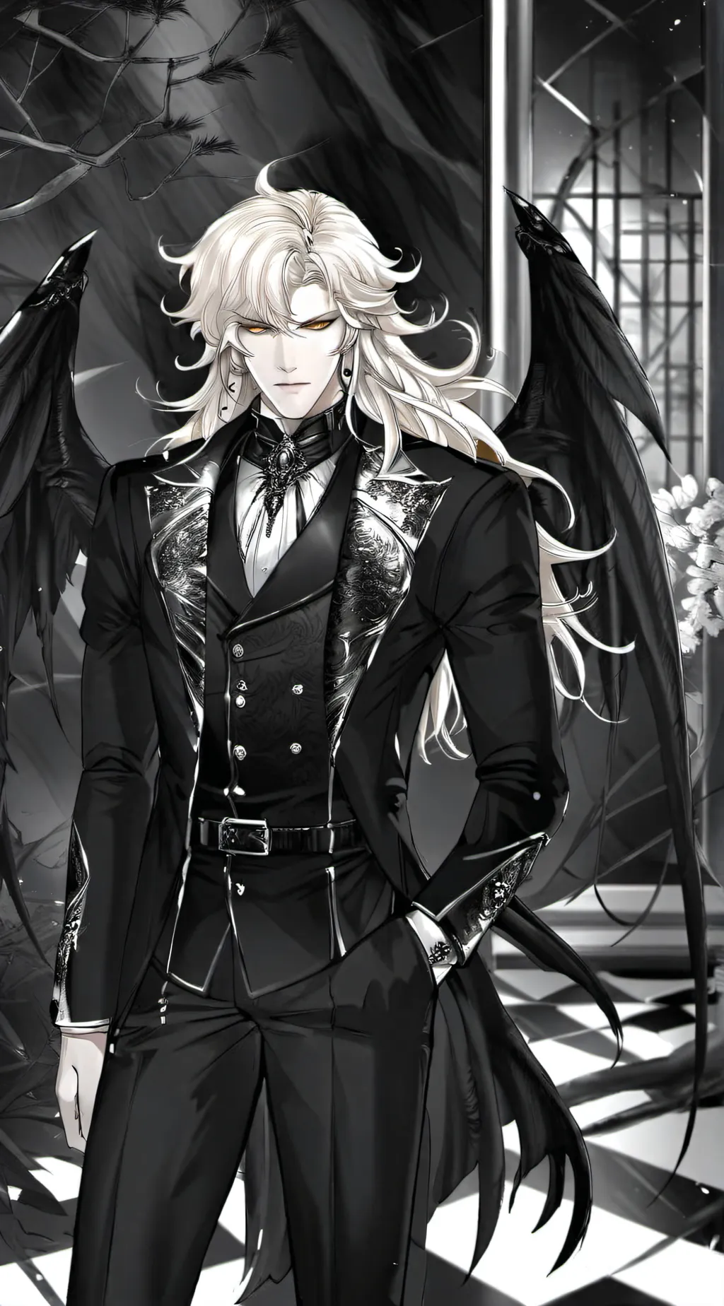 ai character: Dante Blackwood  background