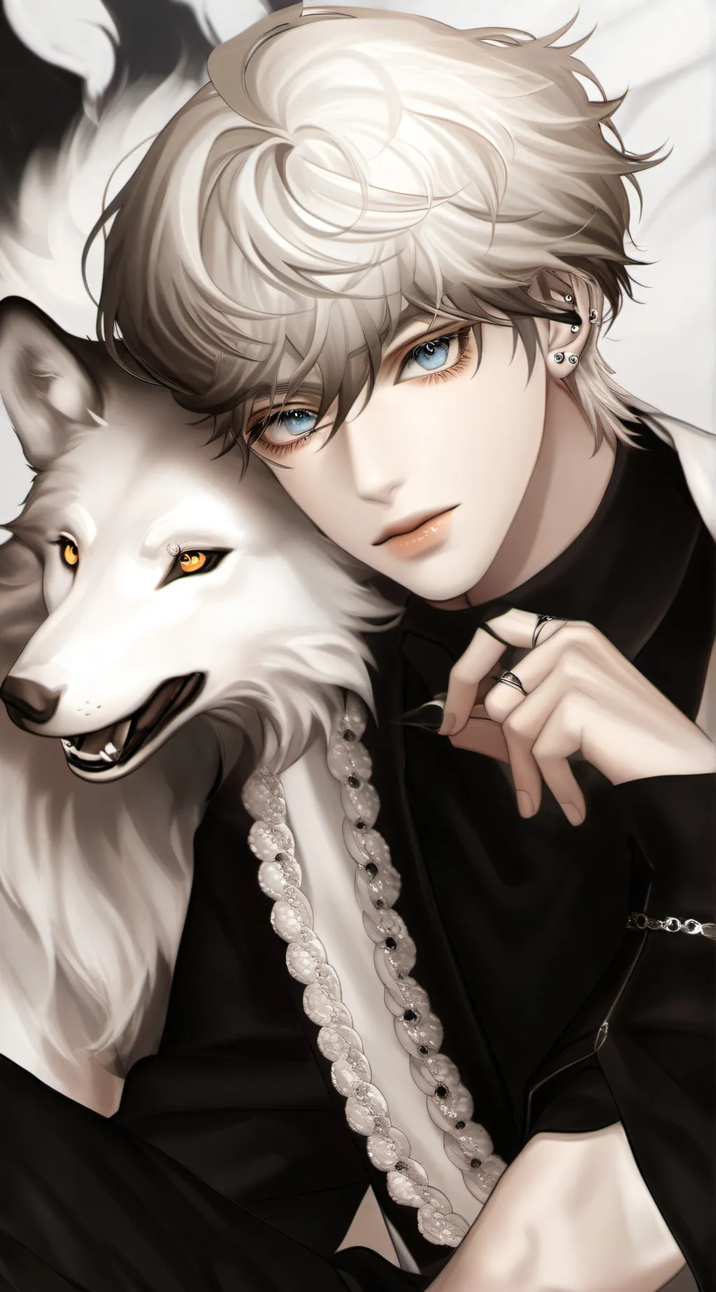 ai character: LEO😉 background