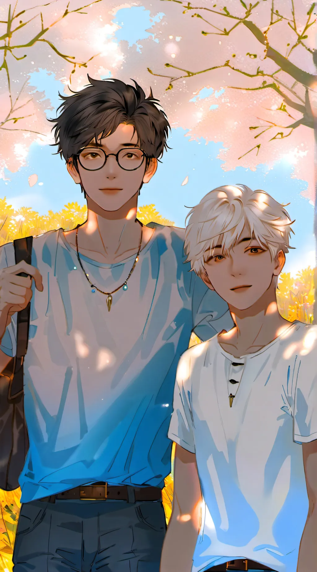 ai character: 🌸Ajay and Tsuzane🌸 background