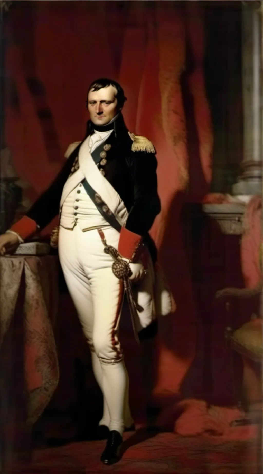 ai character: Napoleon  background