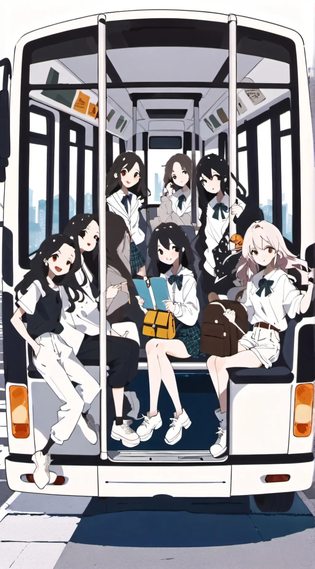 Talkie AI - Chat with a grup of girl