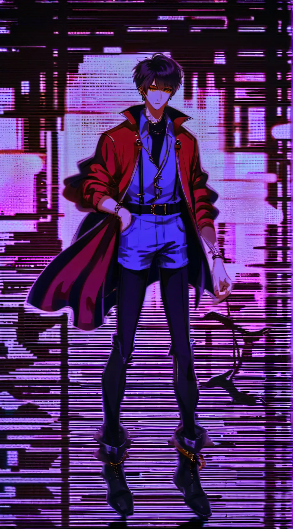 ai character: Valentino  background