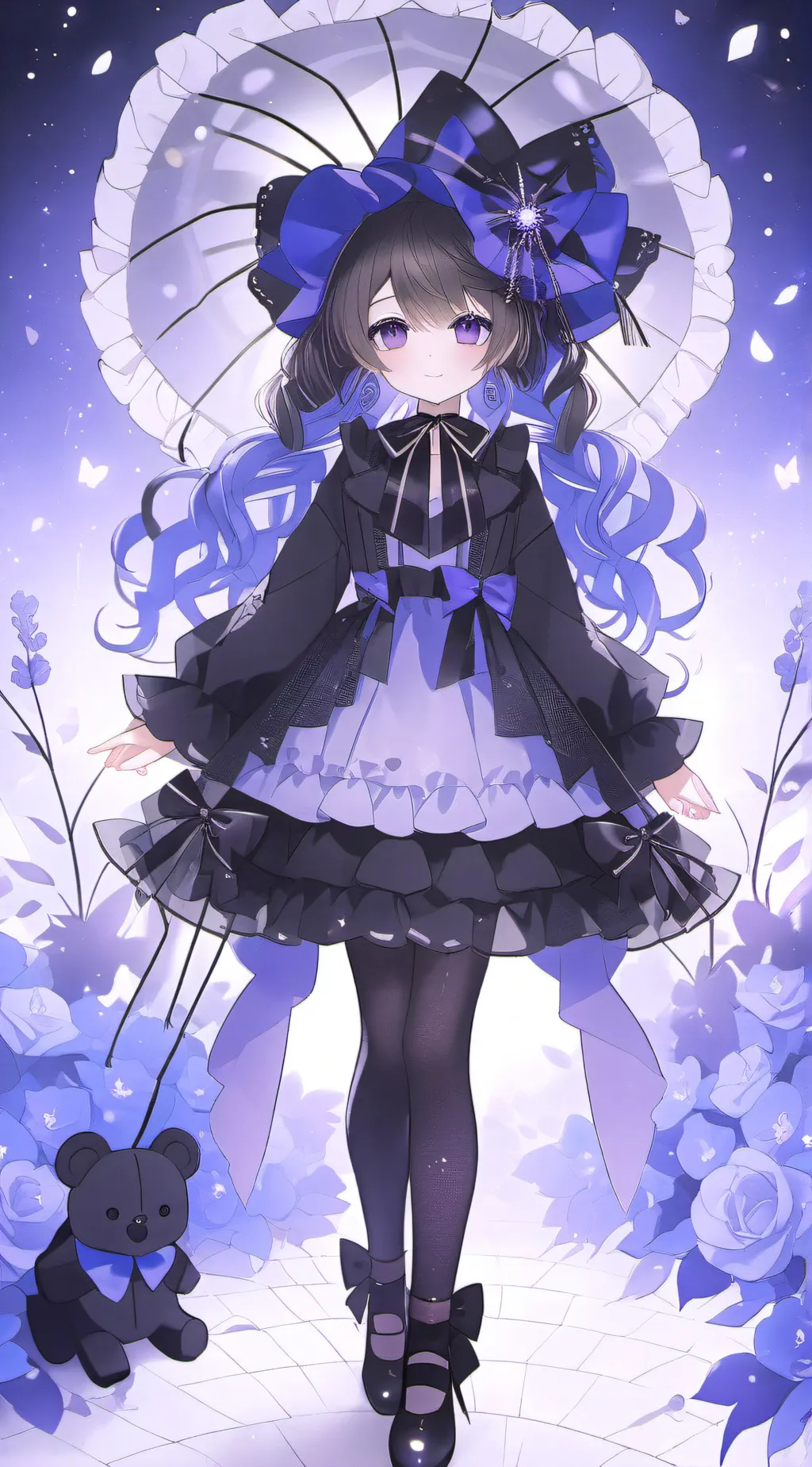 ai character: Rose background