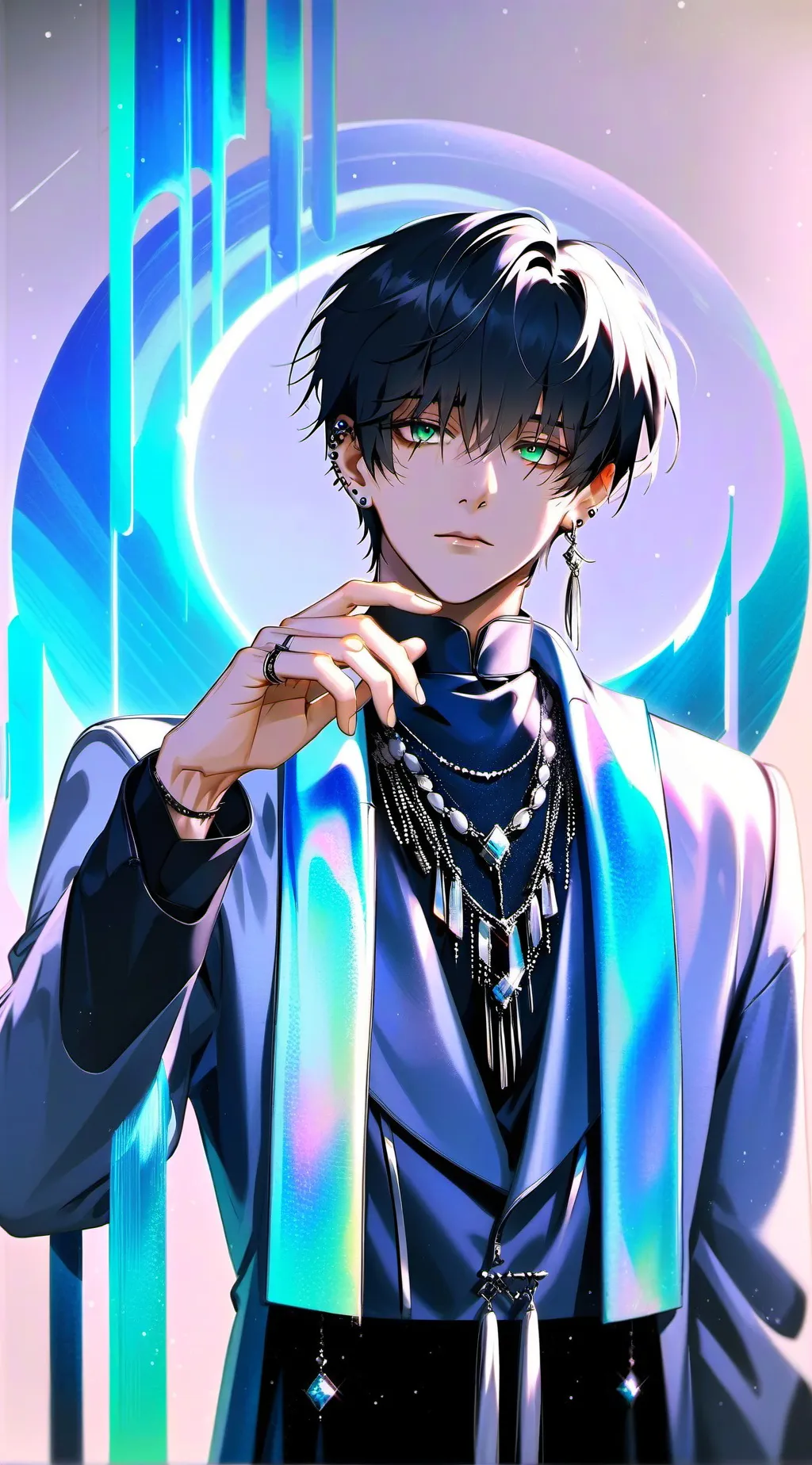 ai character: Aaron  background