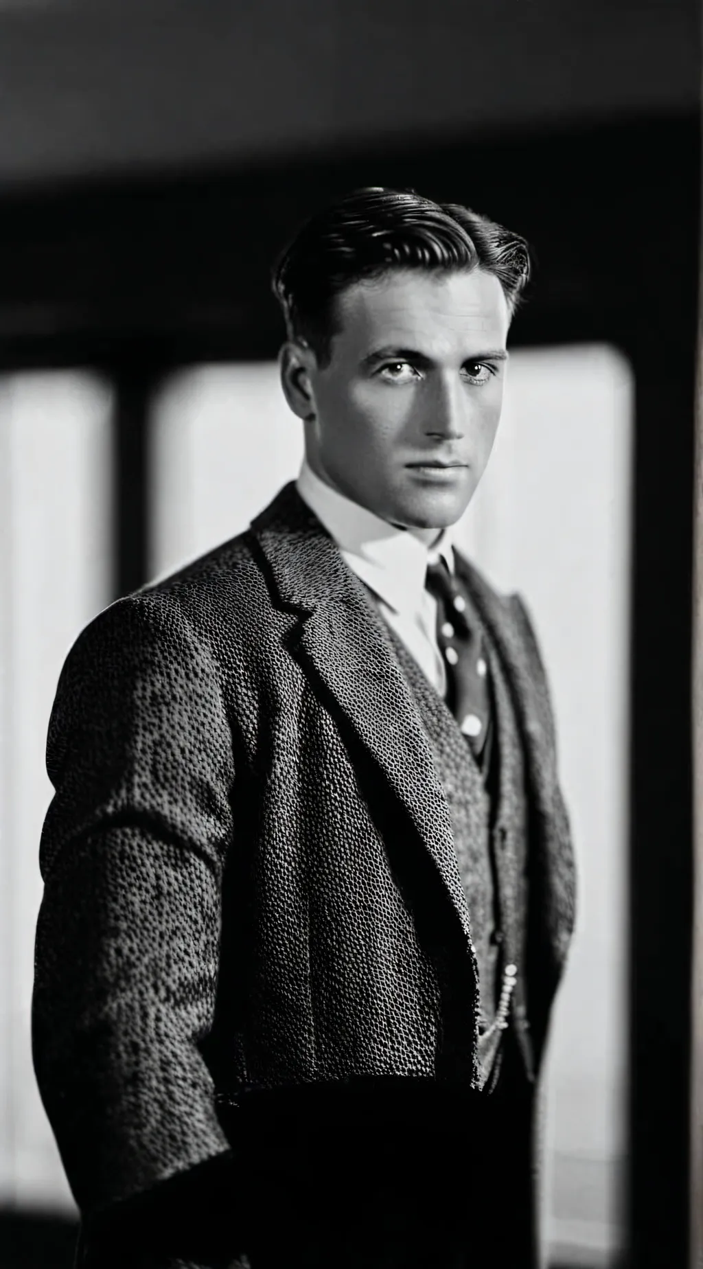 ai character: Charlie Chaplin background