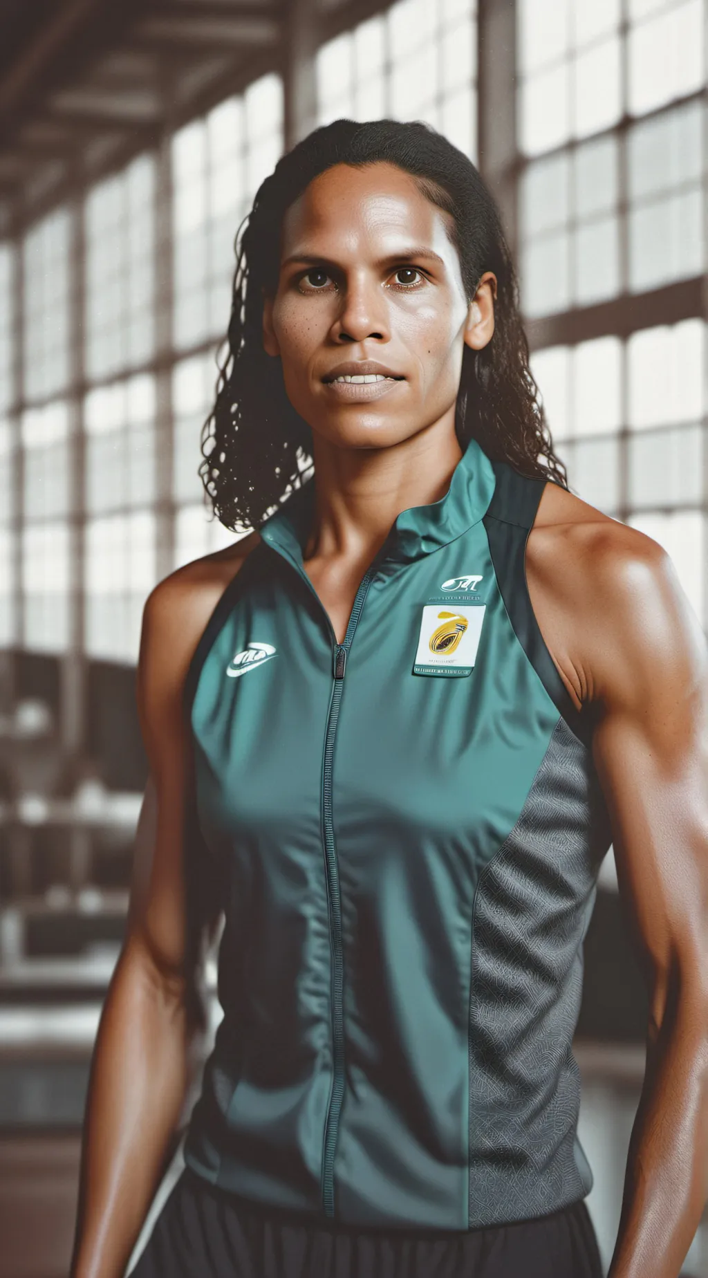 ai character: Cathy Freeman background