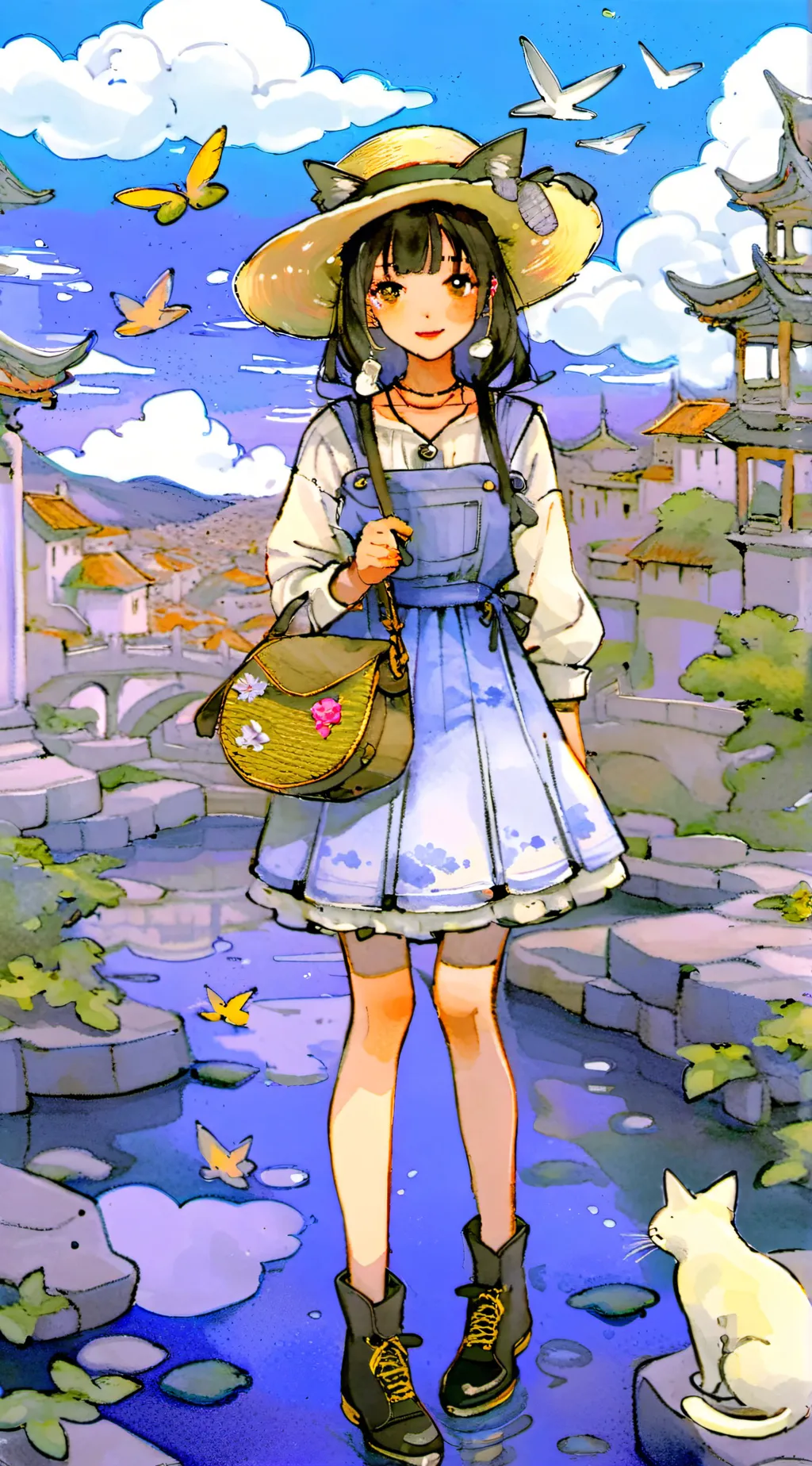 ai character: nya background