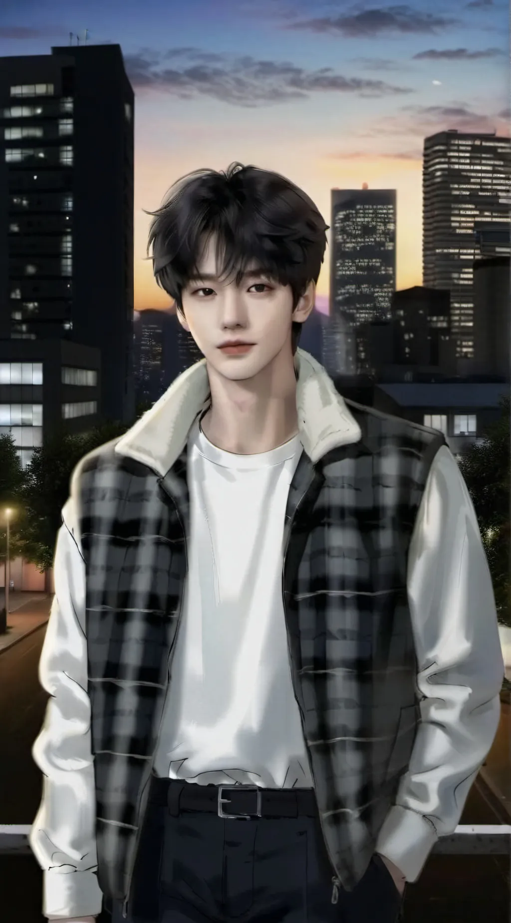 ai character: Noel background