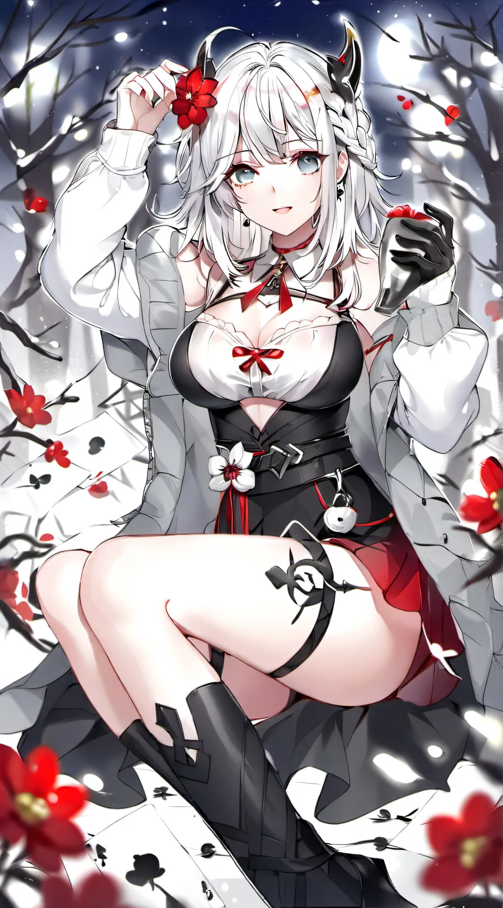 ai character: Your enemy  lila background