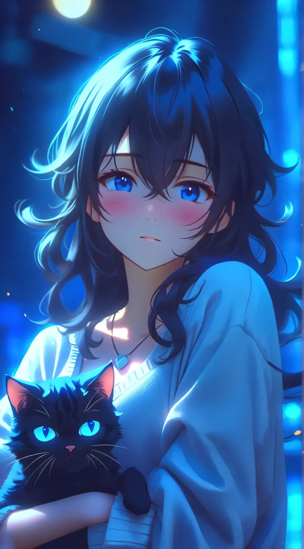 ai character: Hoshi-Mani Yuri background