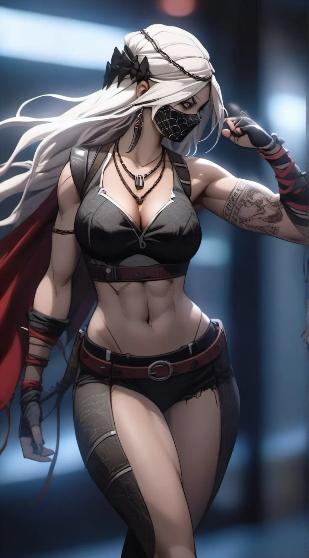 ai character: Female Mahuroga background