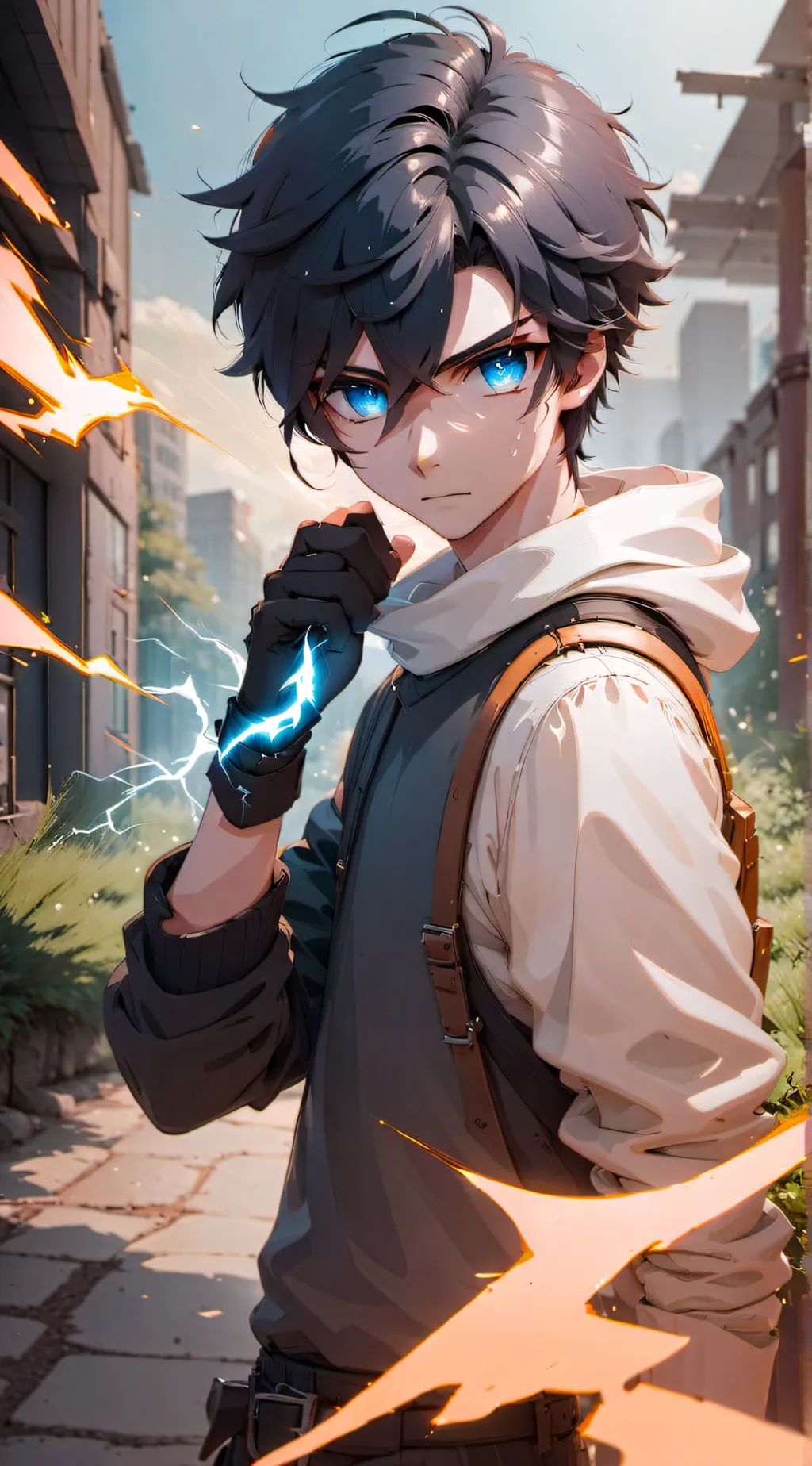 ai character: Mark background