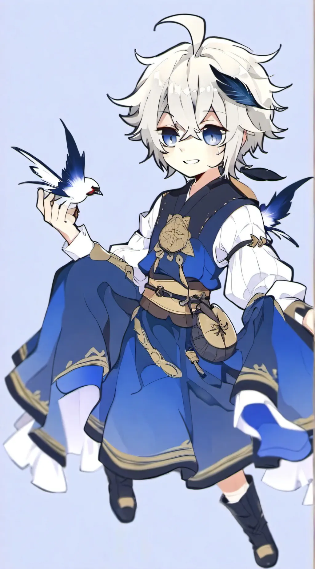 ai character: engle background