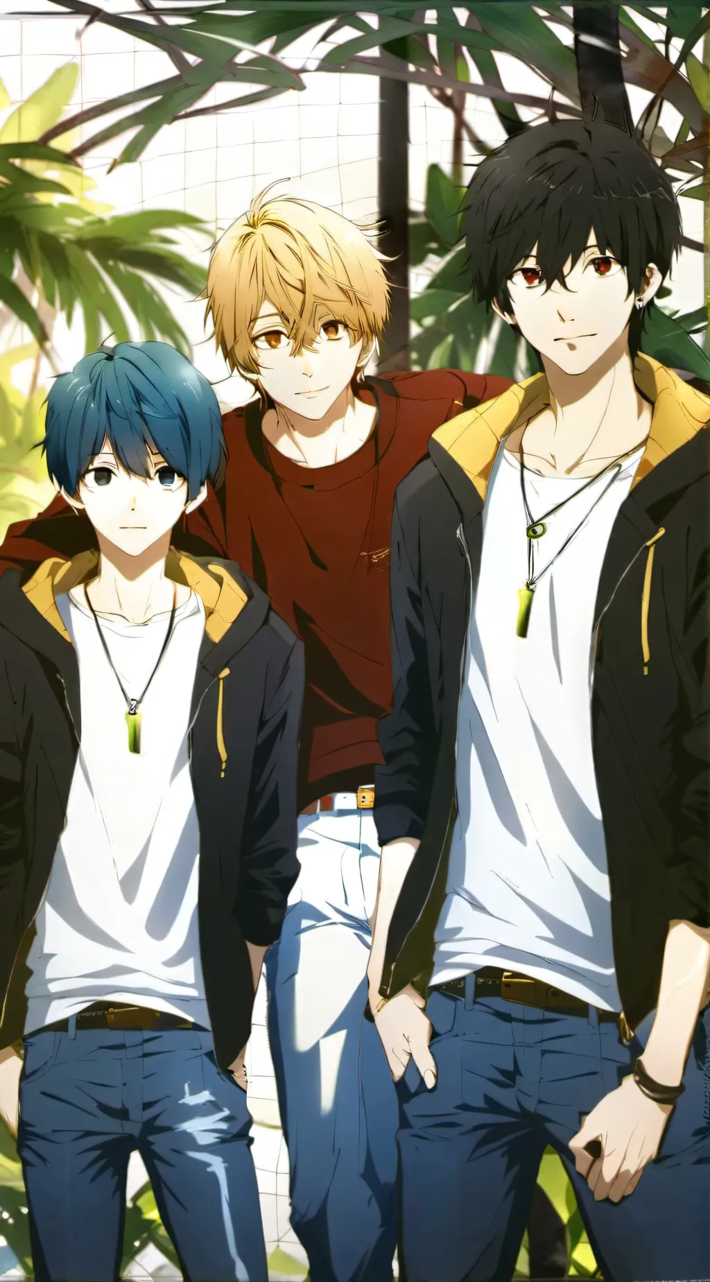 ai character: Issac, Ethan, Sky background