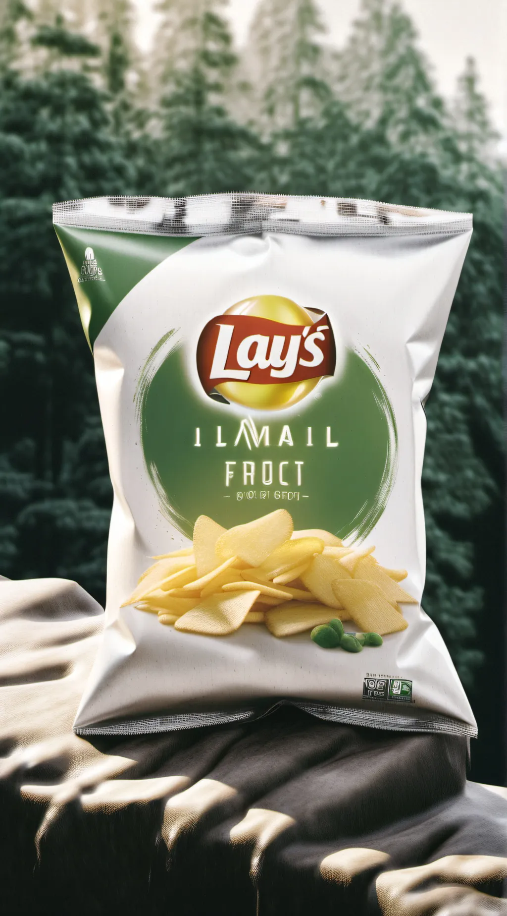 ai character: lays greenpea 🫛 background