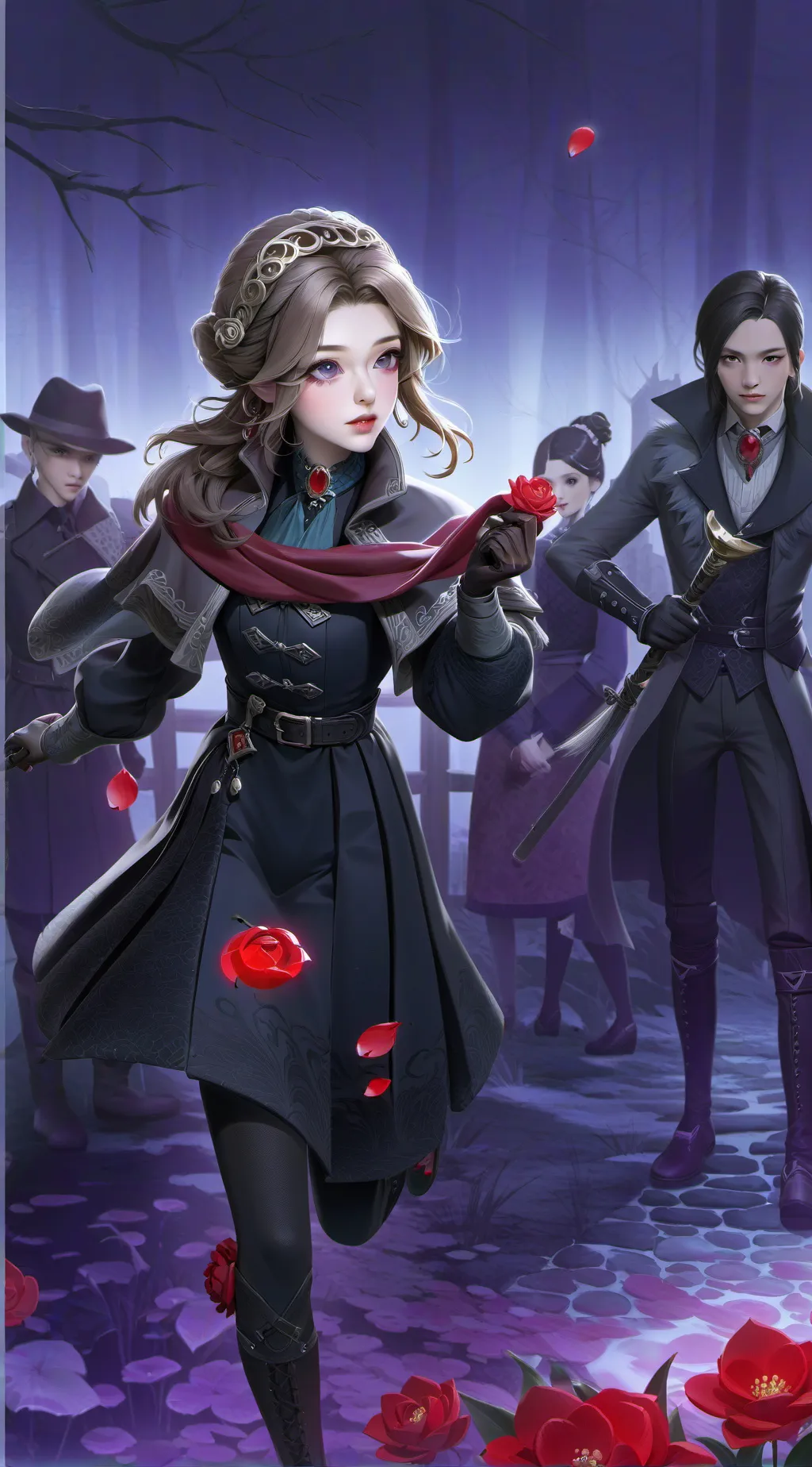 ai character: Sydney Lake background