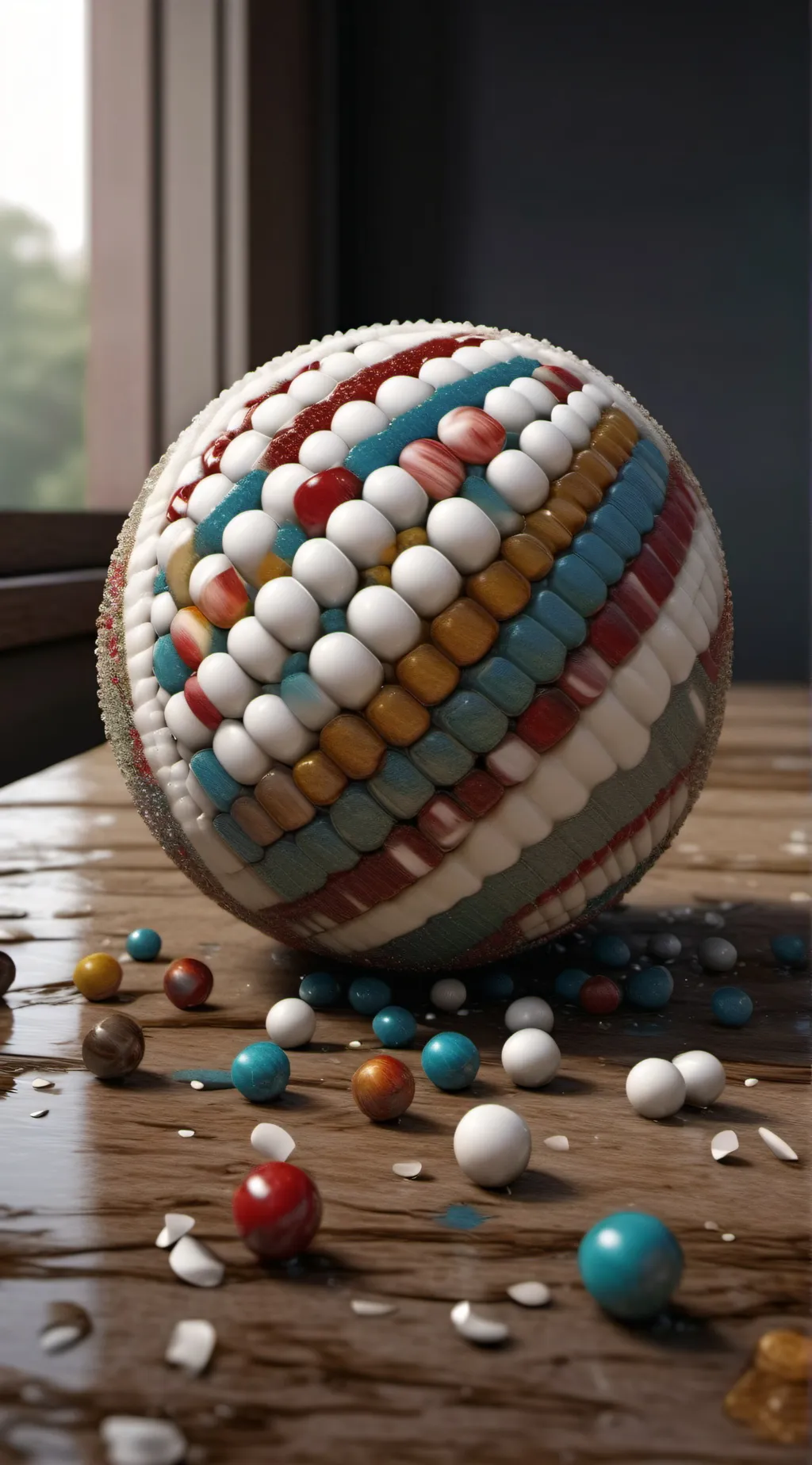 ai character: Ball background