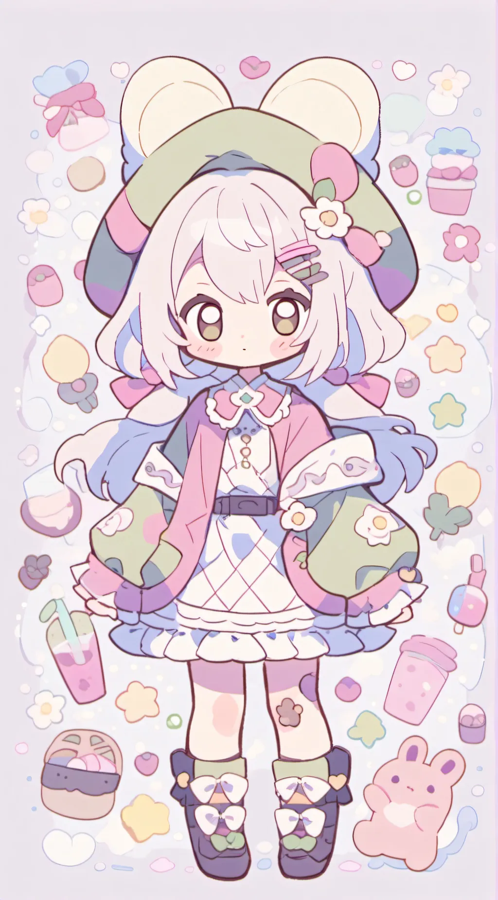 ai character: Lily background