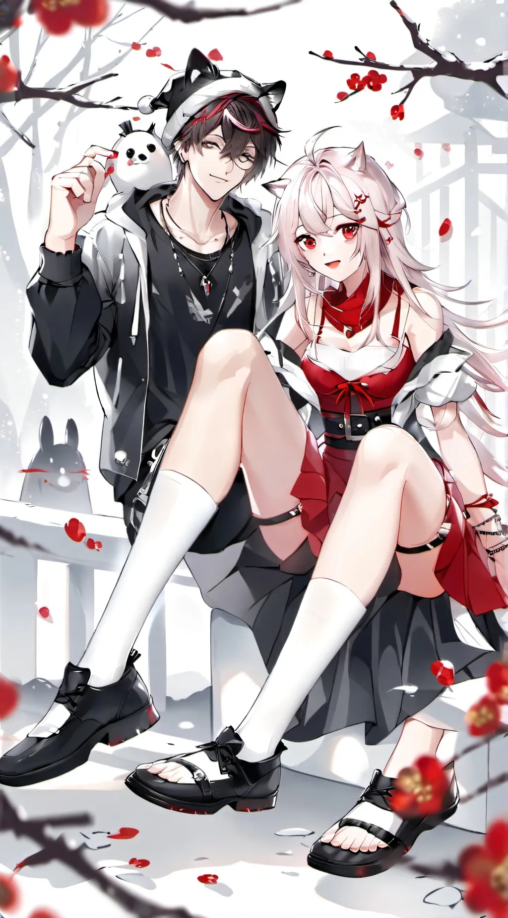 ai character: zero and lily background