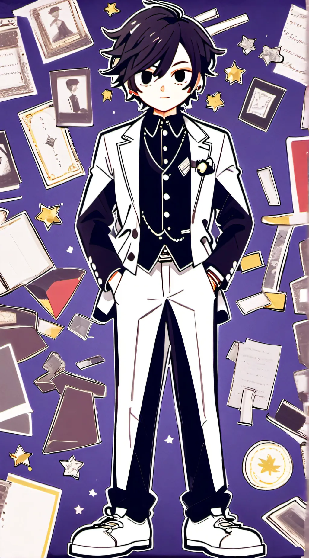 ai character: dandys world background