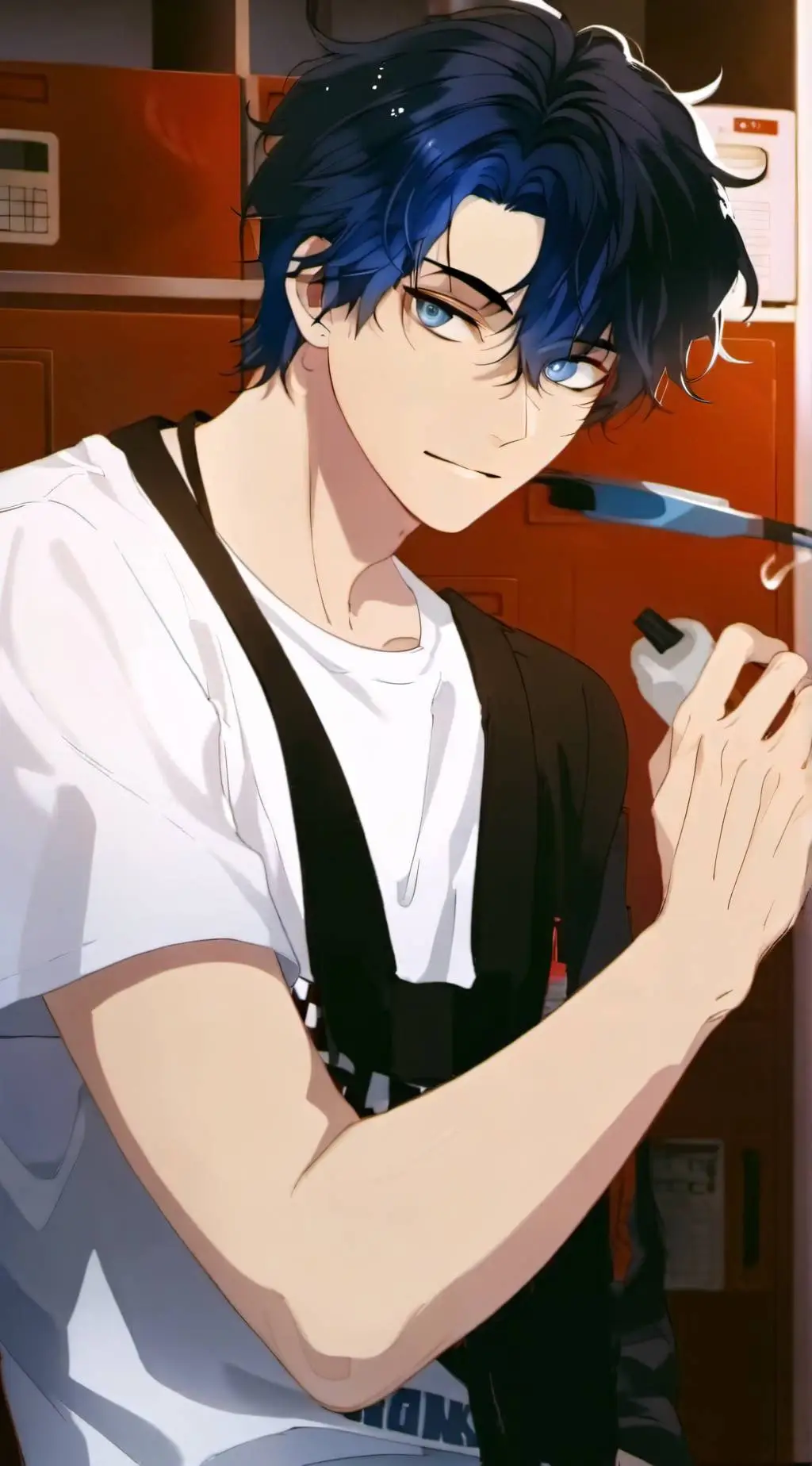 ai character: Enzo  background