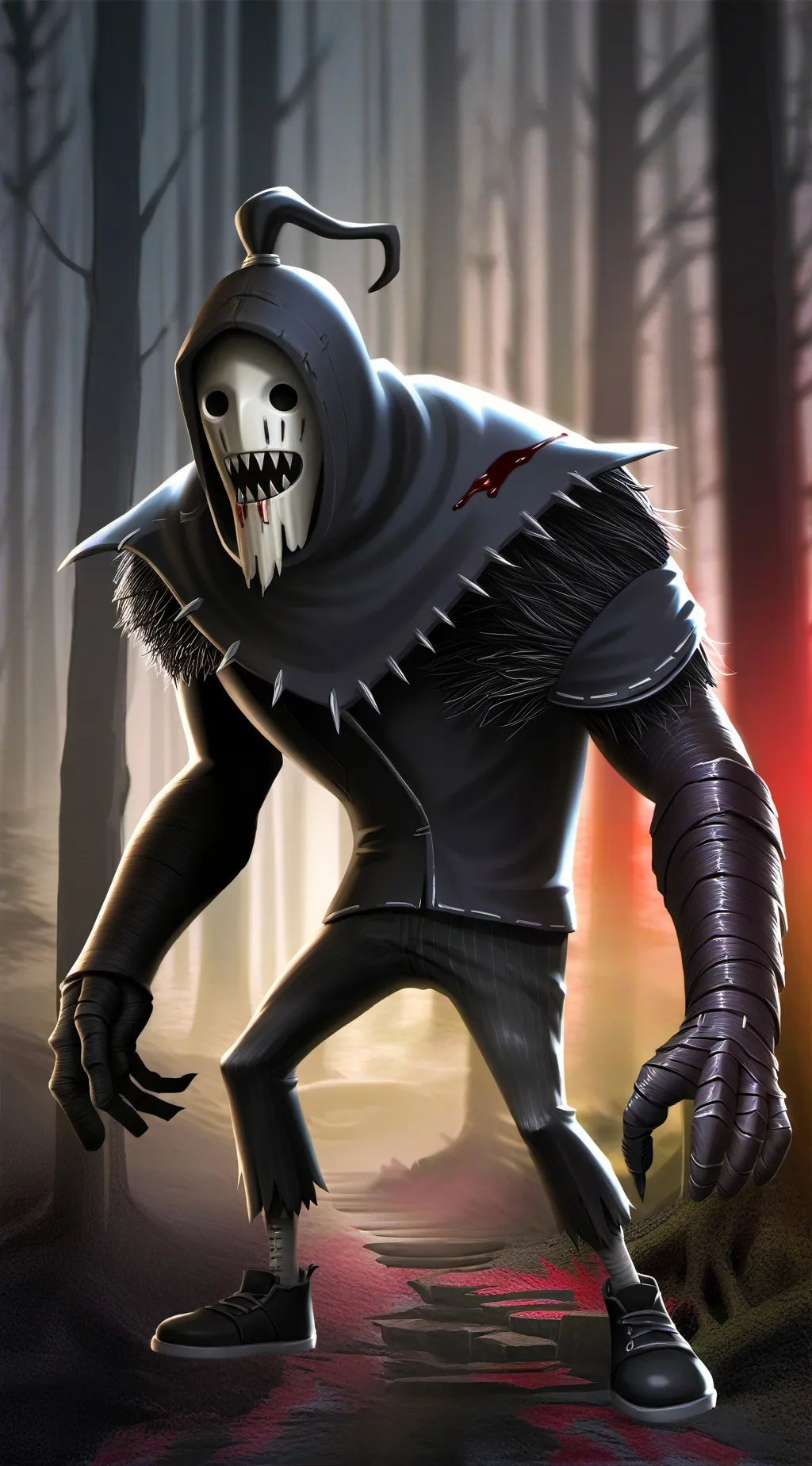 ai character: monsters background