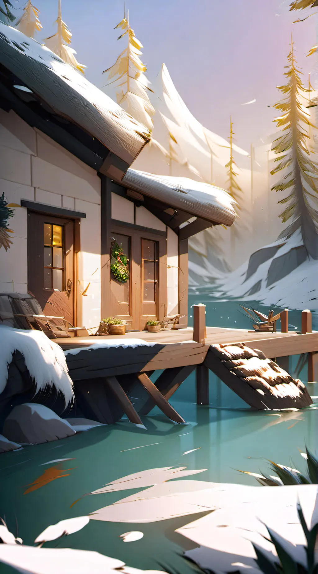 ai character: FPE Forest background