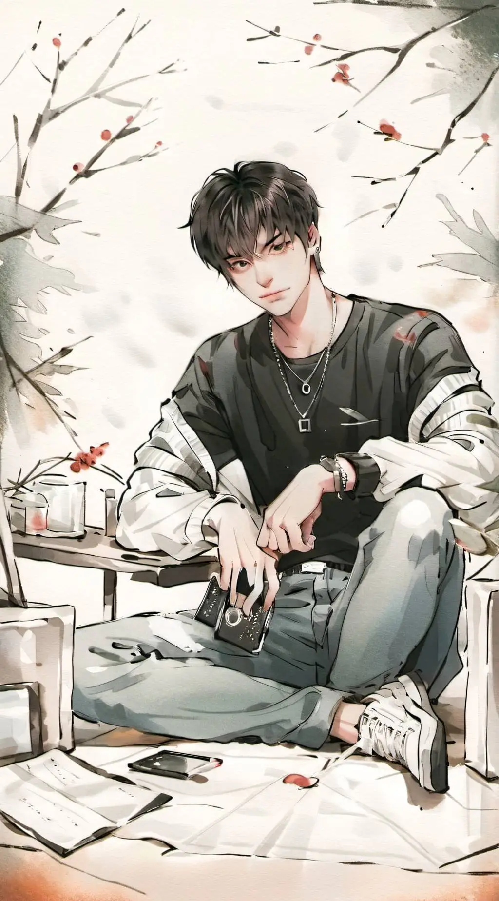 ai character: Colby  background