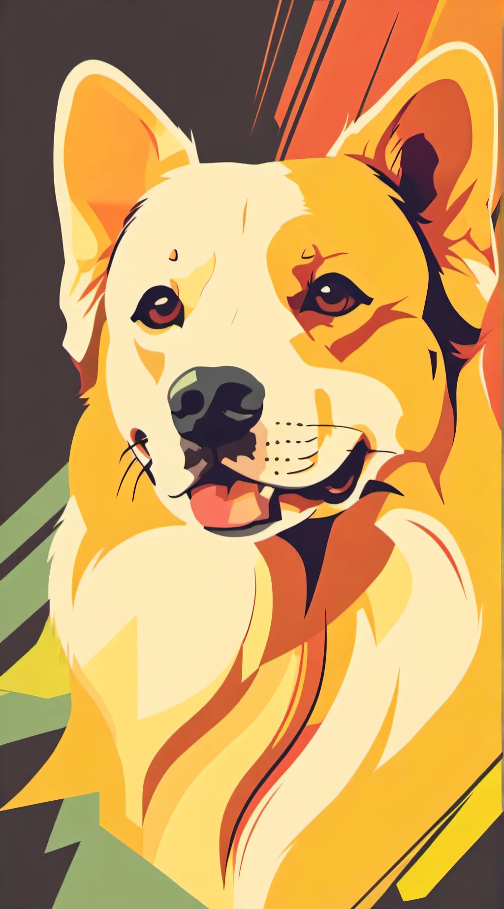 ai character: thestrong alphadog background