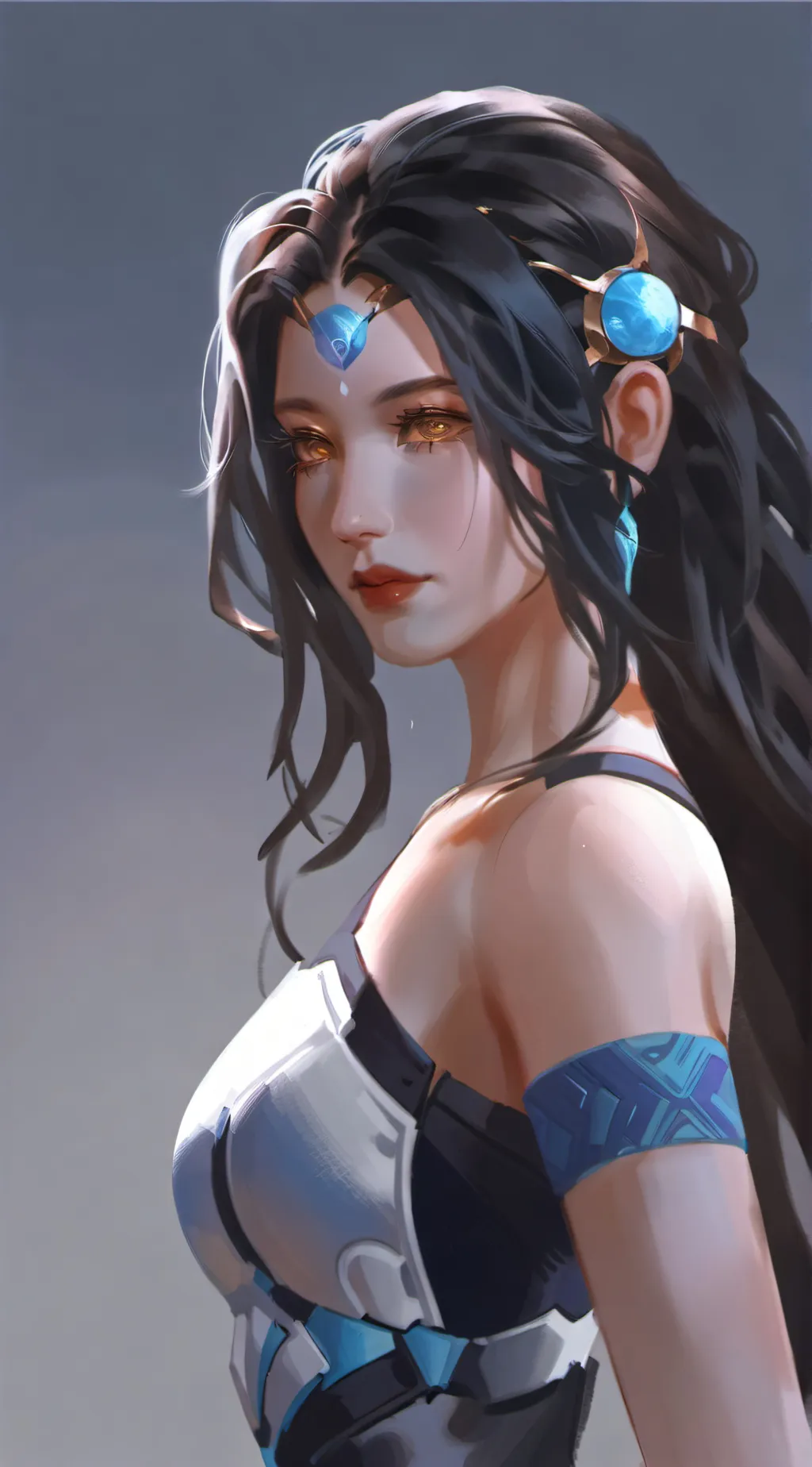 ai character: brooklyn Queen background