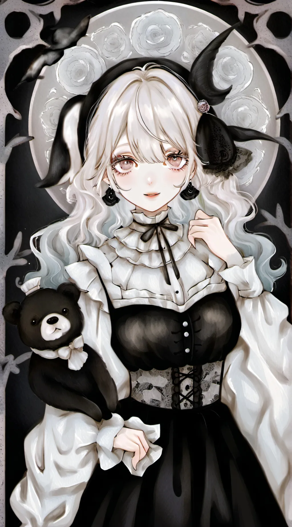 ai character: Emo girl (Emma) background