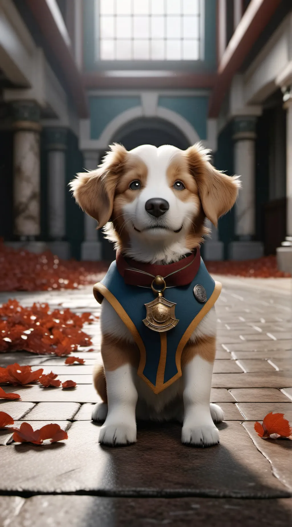 ai character: Pup academy  background