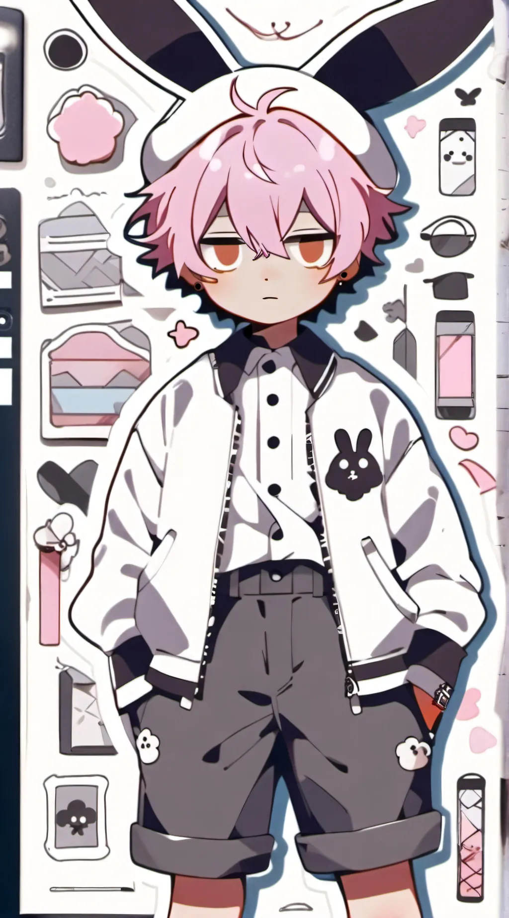 ai character: Kat background