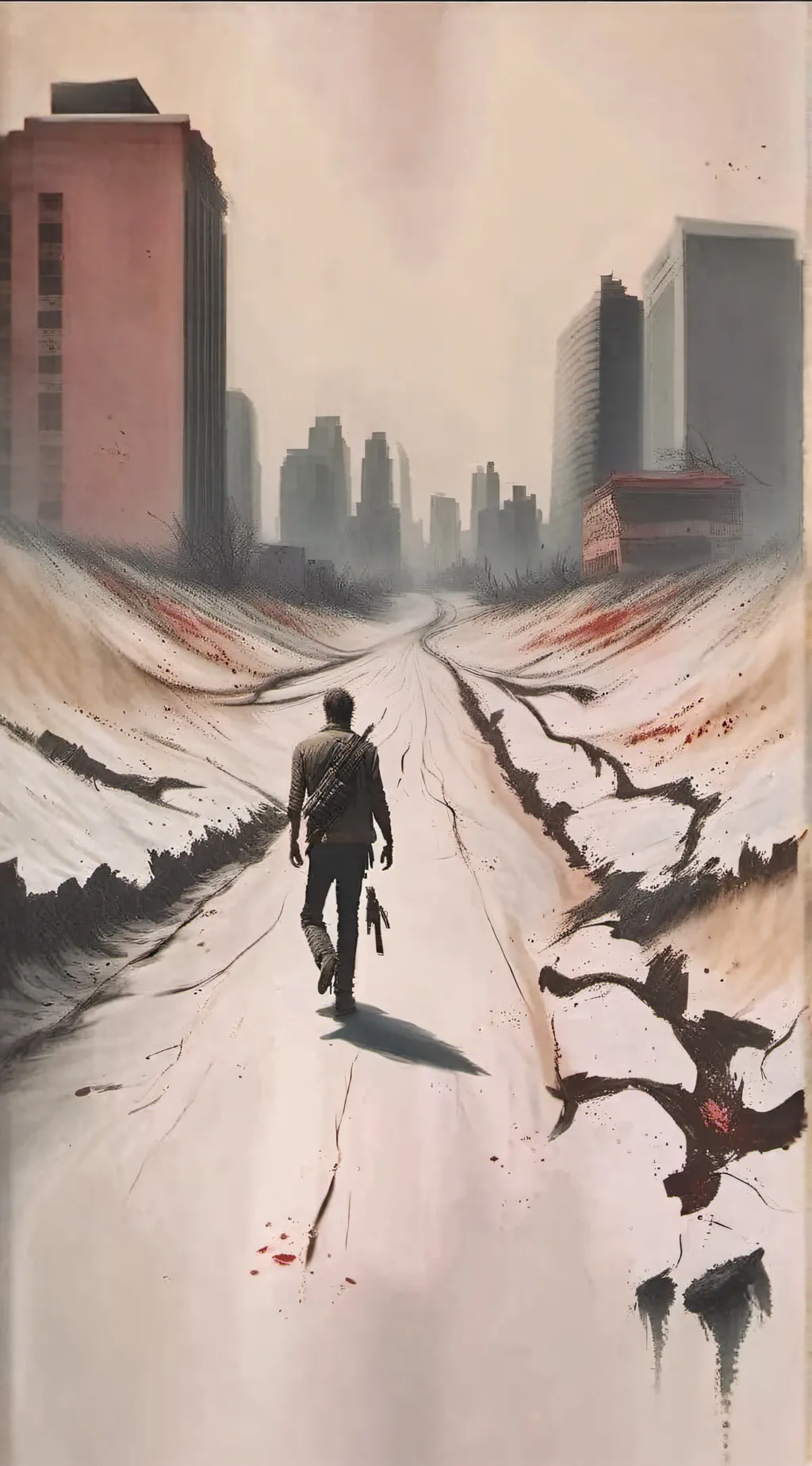 ai character: The walking dead  background