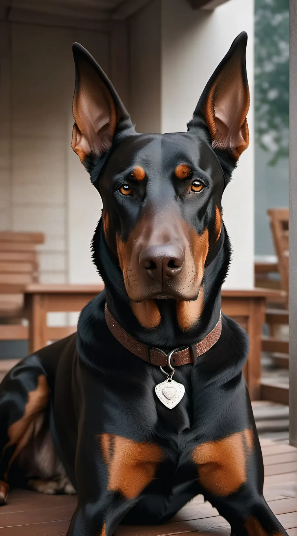 ai character: Febby  background