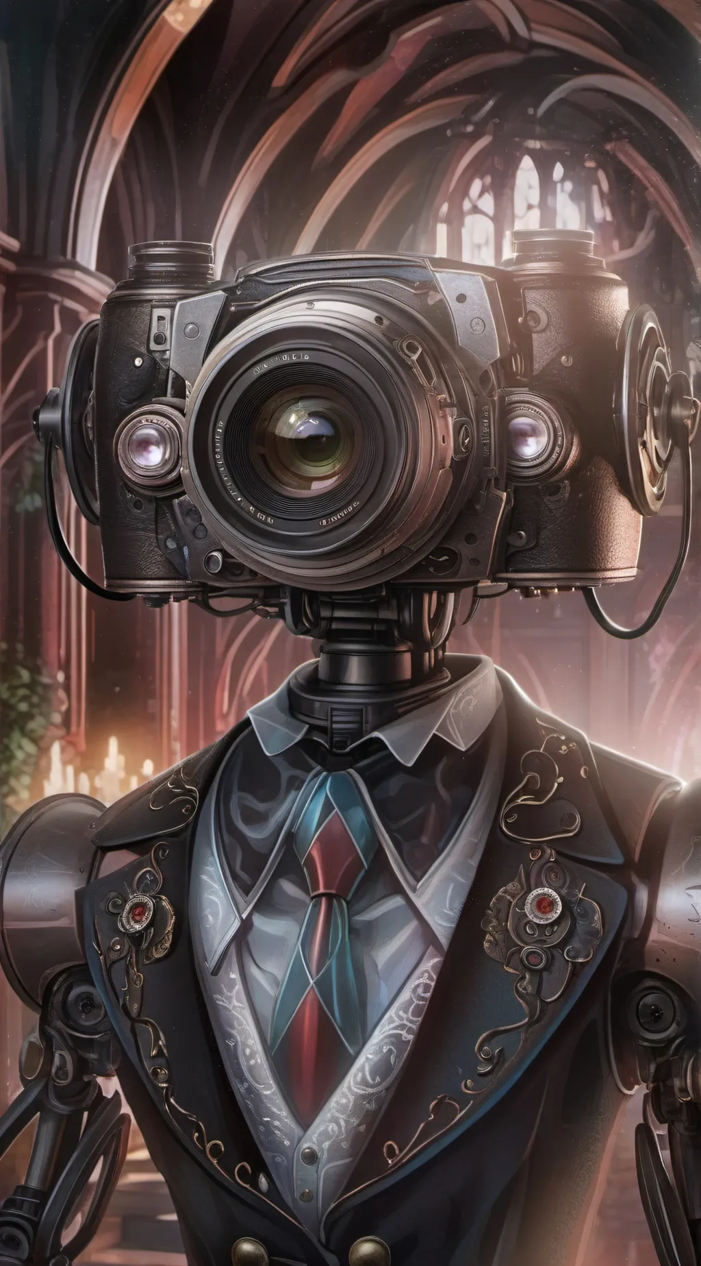 ai character: Plunger cameraman background