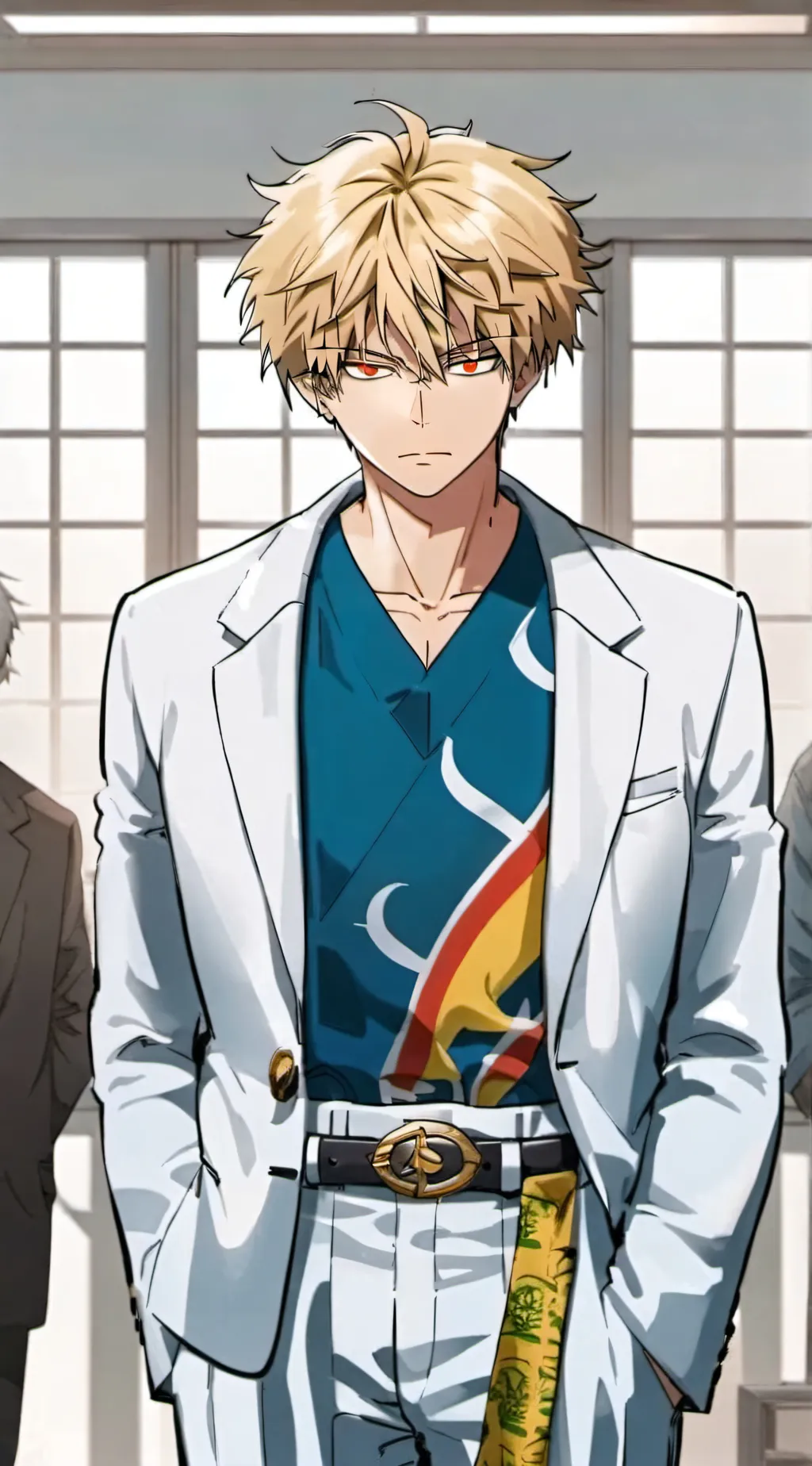 ai character: Bakugo  background