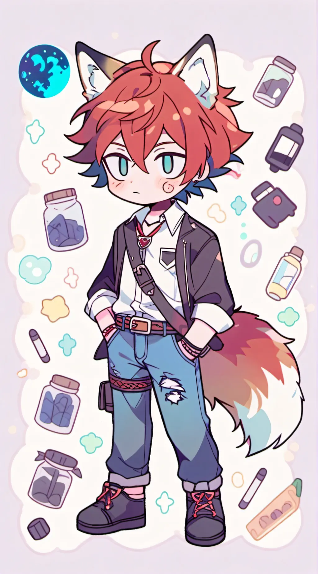 ai character: Leo background