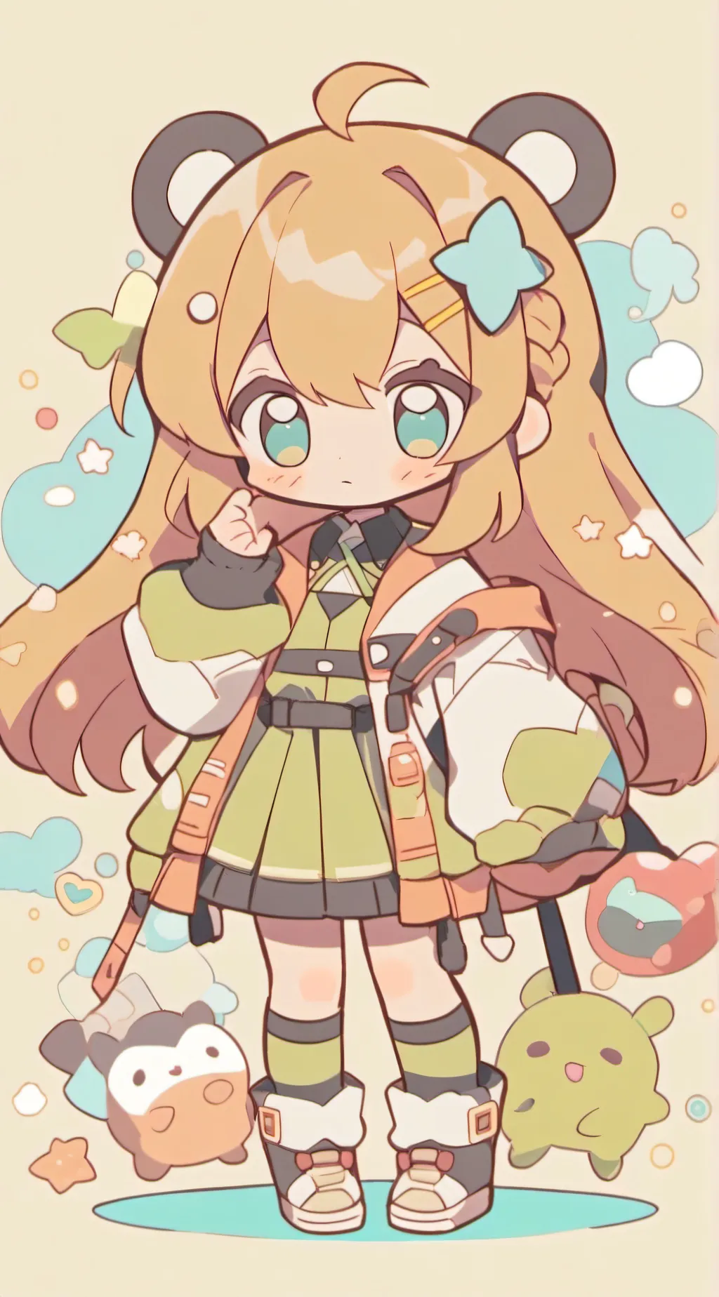 ai character: gal background