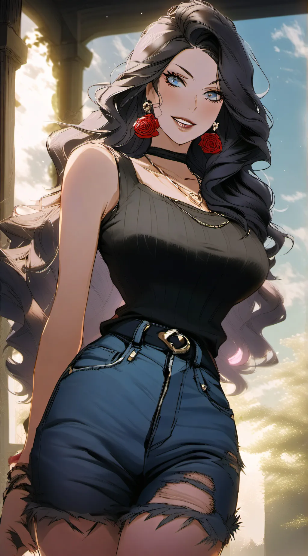 ai character: Rebekah Dimitrescu background