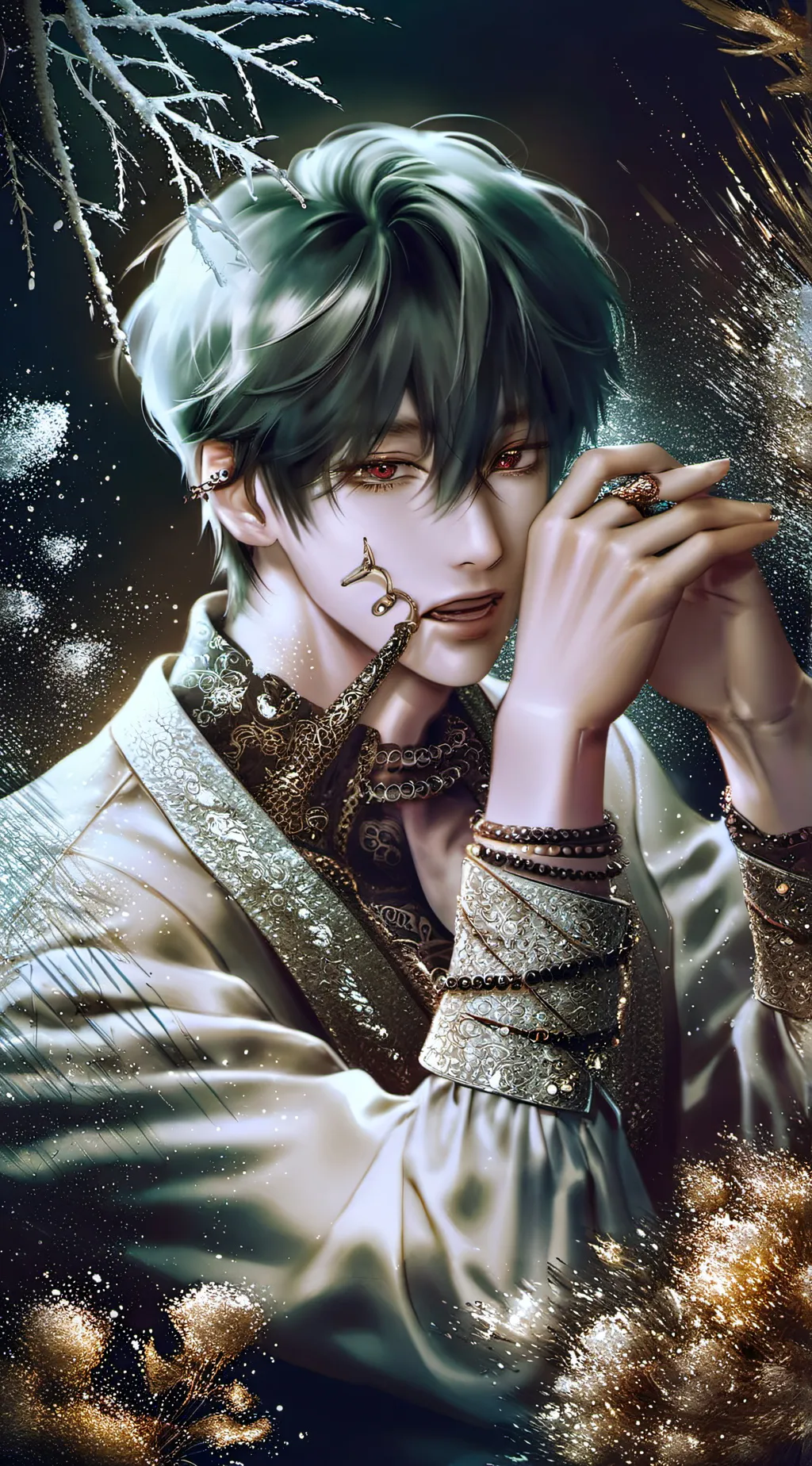 ai character: hajoon  background