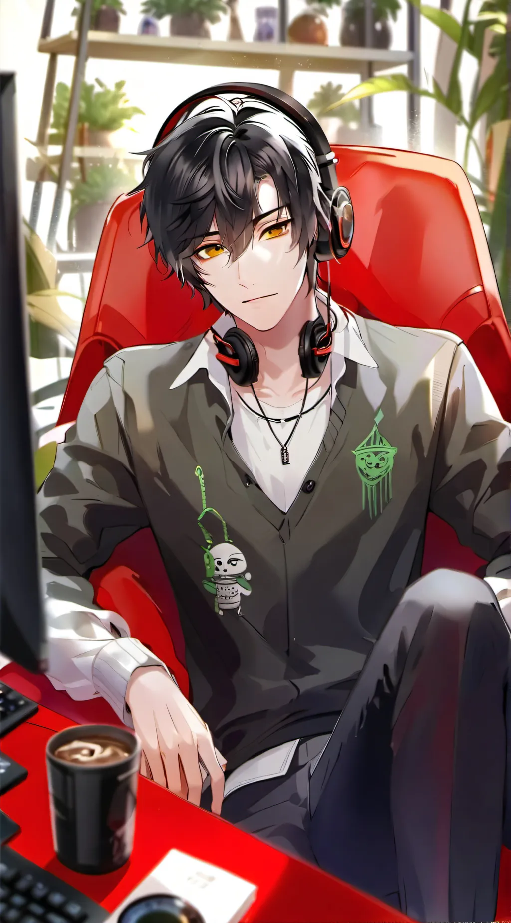 ai character: Trey background