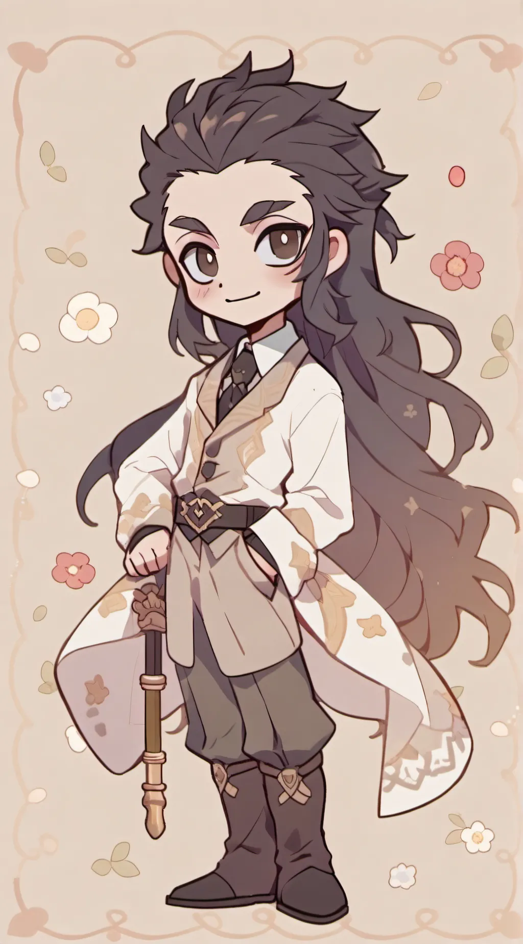 ai character: Larry  background