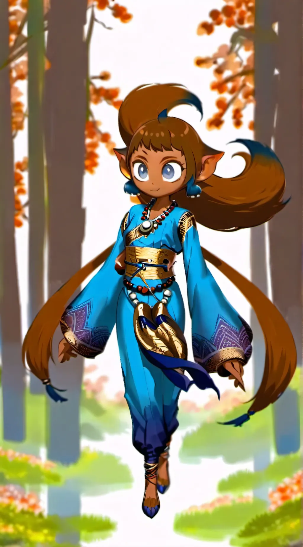 ai character: Glacier the Monkey background