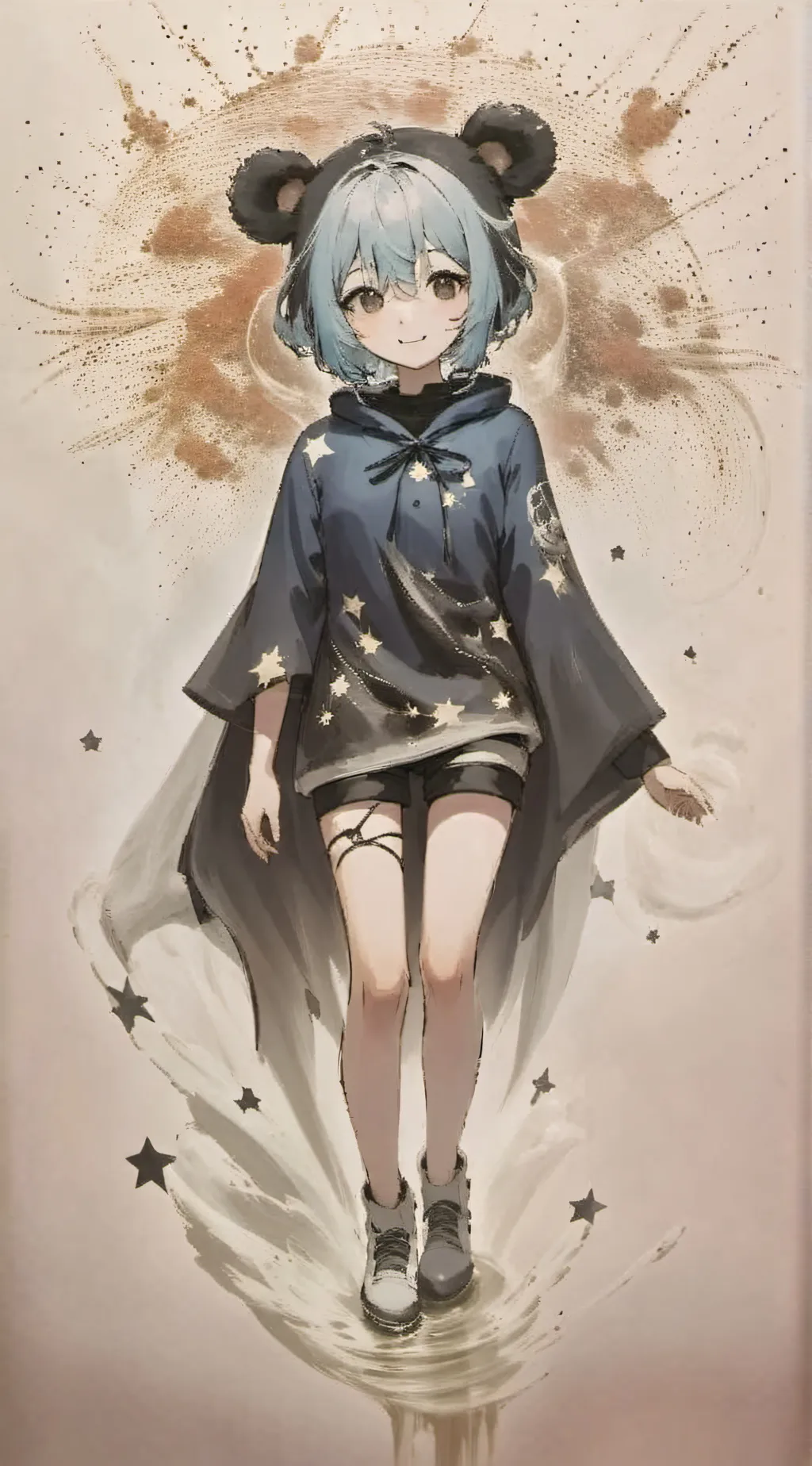 ai character: starfire background