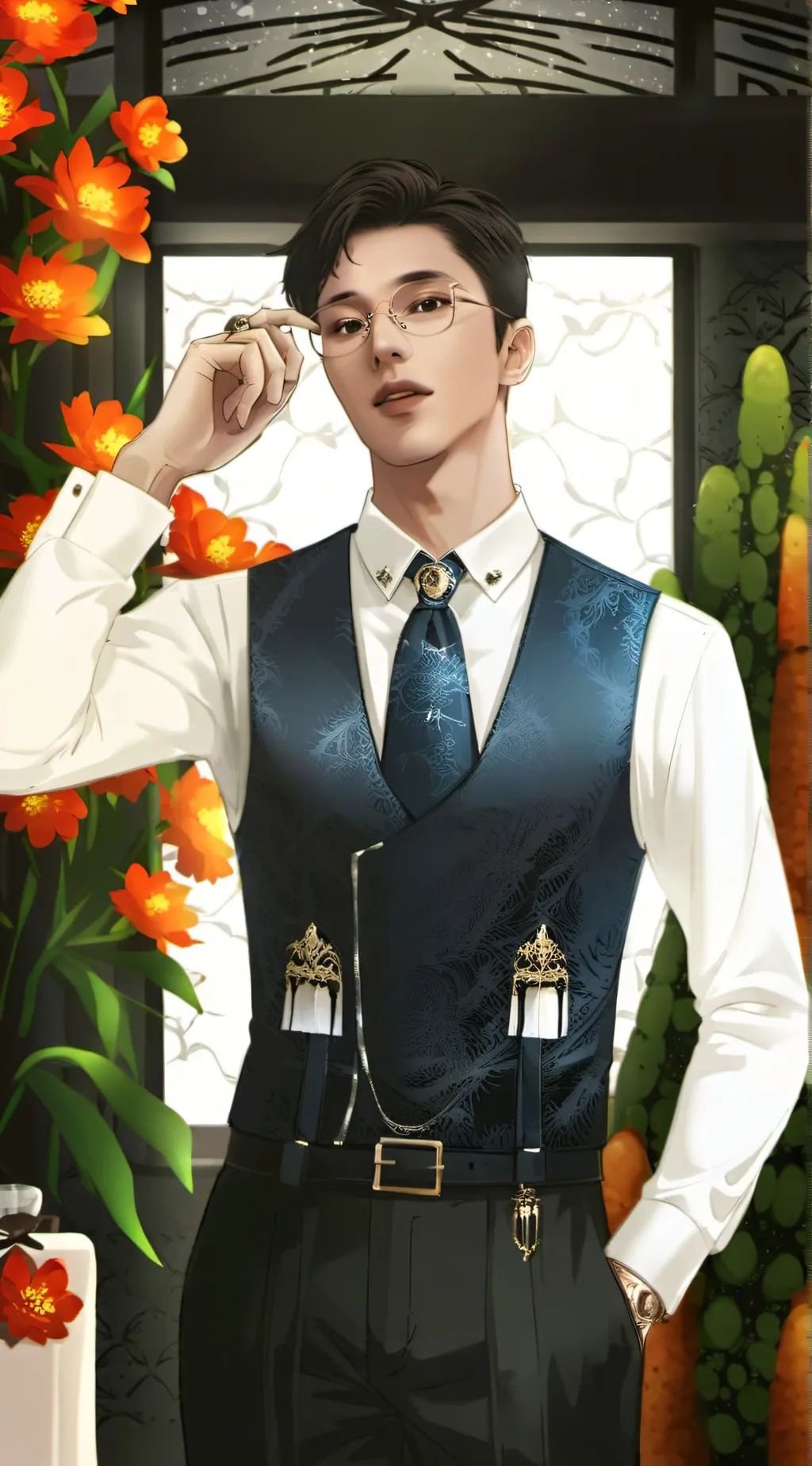 ai character: mingyu°°°••••• background