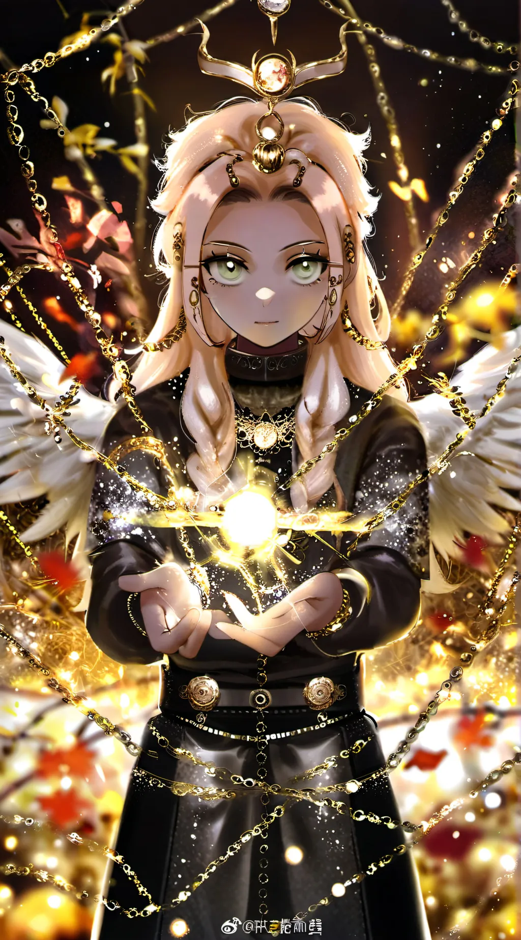 ai character: love background