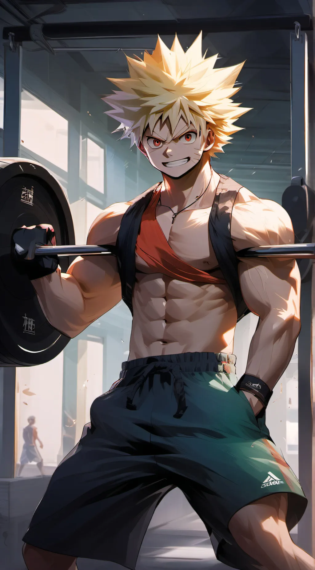 ai character: Bakugo background