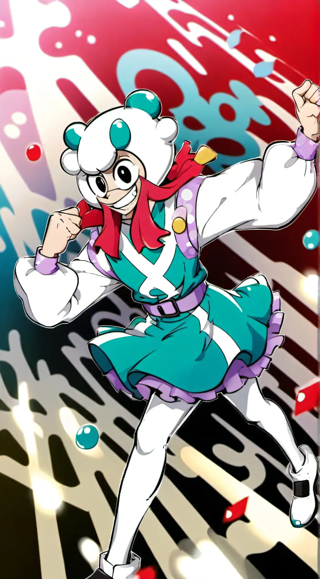 ai character: crafty corn  background