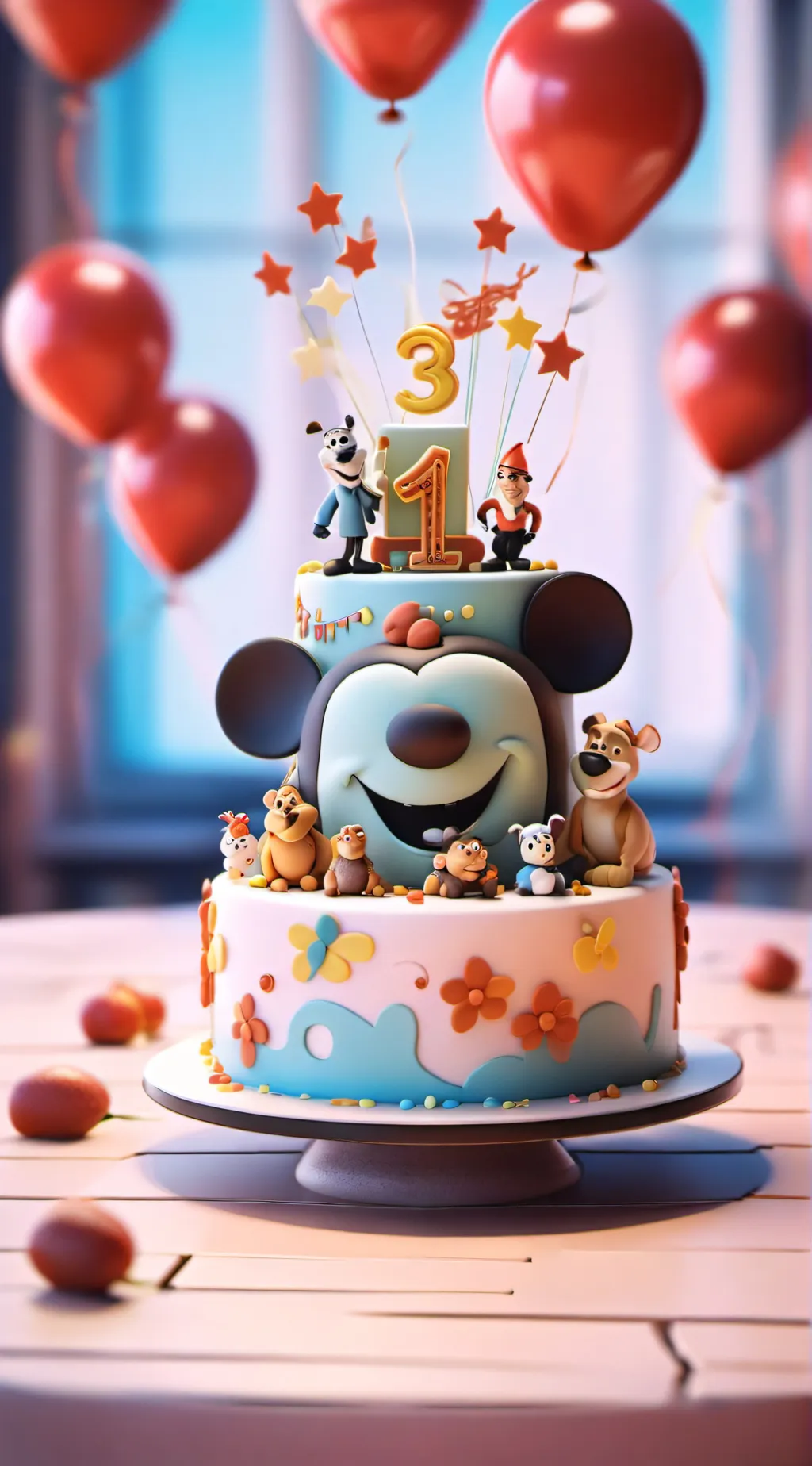 ai character: Togas Birthday! background